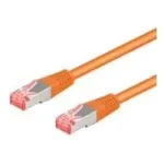 Wentronic Goobay CAT 6 patch-kaabel, S/FTP (PiMF), oranž, 25 m, LSZH, halogeenivaba, vask (95649)