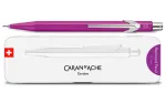 CARAN D'ACHE 844 Colormat-X mehaaniline pliiats 0,7 mm, violetne satiin-alumiiniumist kuusnurkne korpus 844.605