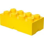 Room Copenhagen LEGO STORAGE BRICK 8 kollane pol&uuml;prop&uuml;leen 500x250x180mm