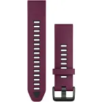 Silikoonist kellarihm GARMIN Quickfit 010-13391-04, 20 mm, grafiit/punane