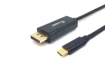Equip USB-C&ndash;DisplayPort kaabel, isa/isa, 3,0 m, 4K/60 Hz