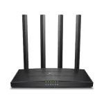 TP-Link Archer C6U traadita ruuter Gigabit Ethernet kaheribaline (2,4 GHz / 5 GHz) Must