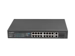 Lanberg RSFE-16P-2C-250 haldamatu PoE+ l&uuml;liti, 16x 10/100 PoE+, 2x Gigabit Combo, 250 W, 1U kapp