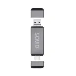 SD-kaardilugeja 3in1, USB-C + USB-A 2.0 + Micro USB