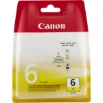 Canon BCI-6Y kollane tindikassett, kollane, pigmendip&otilde;hine tint, 1 tk, 360 lehek&uuml;lge