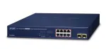 PLANET GS-4210-8P2S v&otilde;rgukommutaator hallatav Gigabit Ethernet (10/100/1000) Toide &uuml;le Etherneti (PoE) 1U Sinine