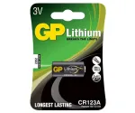 &Uuml;hekordne aku GP patareid Lithium CR123A