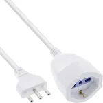 InLine 16405I pikendusjuhe 5 m 1 vahelduvvoolu pistikupesa Siseruumides Valge