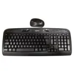 Logitech Wireless Combo MK330, klaviatuuri-hiire komplekt, saksa, must (920-003967)
