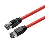 Microconnect MC-SFTP801R v&otilde;rgukaabel, punane, 1 m, Cat8.1, S/FTP (S-STP)