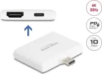 DELOCK USB USB-C adapter HDMI-le 4K 60 Hz koos andmete ja PD 94 W (mudel 61087)