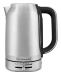 KitchenAid 5KEK1701ESX veekeetja 1,7 L 2400 W Must, Roostevaba teras