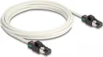 DeLOCK v&otilde;rgukaabel RJ45 pistik pistikuks Cat.6A S/FTP 3m valge