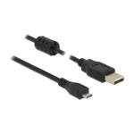 USB-kaabel DeLOCK 5m USB 2.0-A Micro-B Must