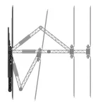 Hama 00220852 teleri seinakinnitus OLED jaoks, lame, p&ouml;&ouml;ratav, v&auml;ljat&otilde;mmatav, kuni 229 cm (90 tolli), VESA 600x400, maks 50 kg