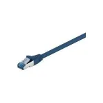 Wentronic Goobay CAT 6a paigalduskaabel, S/FTP (PiMF), sinine, 2 m - LSZH halogeenivaba, vask (93738)