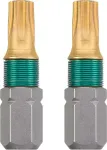 KWB 124215 kuuskantkruvikeeraja otsak T15, teras, 2 tk