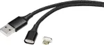 Renkforce RF-4746074 USB-kaabel 1 m USB 2.0 USB A Micro-USB B Must (RF-4746074)