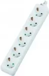 Pikendusjuhe Dexlan 994910 4 m 6 vahelduvvoolu pistikupesa siseruumidesse valge