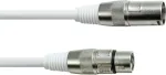 EUROLITE XLR 3-kontaktiline DMX-kaabel 5 m valge