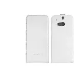 Nevox RELINO - &uuml;mbrisega kaitse&uuml;mbris mobiiltelefonile - PU tehismahk - Hall, Valge - HTC One (M8) jaoks