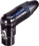 Neutrik XLR-pistikupesa, nurga all kontaktide arv: 4 h&otilde;bedane NC4FRX 1 tk (NC4FRX)