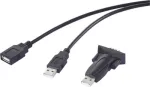 Renkforce USB 2.0 jadaadapter [1x - 1x RS232-pistik] (RF-6801264)