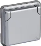 Schuko pistikupesa Legrand Soliroc 077834 IP44 hall, ilmastikukindel elektripistikupesa