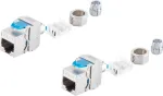 Keystone-pistik ShiverPeaks BS08-45005-2 Cat 8.1 metallist varjestatud RJ45-moodul