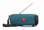 Stereo portable speaker GEMBIRD SPK-BT-17-G &mdash; Bluetooth 5.1, 5 W RMS, 1200 mAh, MicroSD, FM, AUX