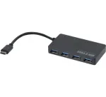 Hypertec 021308-HY liidesejaotur USB 3.2 Gen 1 (3.1 Gen 1) USB-C 5000 Mbit/s Must