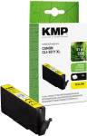 KMP asendustindikassett Canon CLI-551 Y XL jaoks &ndash; kollane, suure mahutavusega