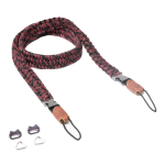 C-ROPE Traveler Paracord kaamerarihm, 100 cm, Red Dots