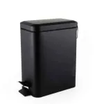 Beldray LA041173BLKPEU7 Slimline Pedal Bin 5 Litre, Black