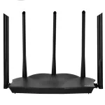 Tenda TX12 PRO juhtmevaba ruuter Fast Ethernet Kaheriba (2,4 GHz / 5 GHz) Must