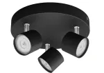 Philips Star Spot 3-Circuit Ceiling Spotlight Black 1500lm