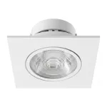 SYNERGY21 LED s&uuml;vistatav laevalgusti Helios Valge - Ruudukujuline + P&ouml;&ouml;ratav - Soe valge
