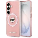 Karl Lagerfeld IML Repeated Choupette MagSafe Case Samsung Galaxy S26+ roosa