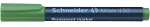 Schneider Pen Maxx 130 Permanent Marker - Green - Round Tip - Black Ink - 1-3 mm Line Width