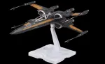 Revell Star Wars Bandai Poe's X-Wing Fighter (1:70 Scale) Build & Play Plastic Model Kit with Lights and Sounds