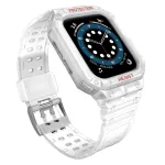 Hurtel Protect Strap Band rihm soomus&uuml;mbrisega Apple Watch 42/44/45 mm jaoks, l&auml;bipaistev
