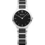 BERING Naiste k&auml;ekell 30329-742 (29mm) - sinine sihverplaat, sinine v&otilde;rkrihm, roosa kulla PVD