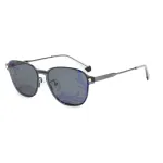 POLAROID PLD6119GCSKJ1 Unisex ristk&uuml;likukujulised p&auml;ikeseprillid - hallid polariseeritud l&auml;&auml;tsed, must raam, 53 mm