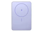 Xiaomi Super &otilde;huke Magnetic akupank 5000 | 5000 mAh | Lilla
