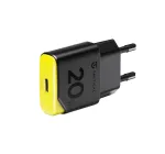 Tactical Minimi GaN 20W USB-C laadija must