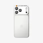 Spigen Optik Pro XL Glass EZ Fit Camera Protector for iPhone 17 Pro Max, Silver