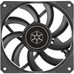 Korpuse ventilaator SILVERSTONE SST-AS120B 120mm must l&auml;bipaistev, 3-kontaktiline