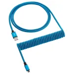 CableMod Classic spiraalne klaviatuurikaabel CM-CKCA-MLB-KLB150KLB-R, Micro USB &ndash; USB-A, 150 cm, sinine (Spectrum Blue)