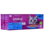 WHISKAS kalafavoriid želees - m&auml;rg kassitoit - 40x85 g