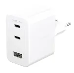 PanzerGlass empower&trade; by &reg; Turbo 70W Multiple Charger incl. 2 x USB-C + USB-A | EU Plug | Silver Valge